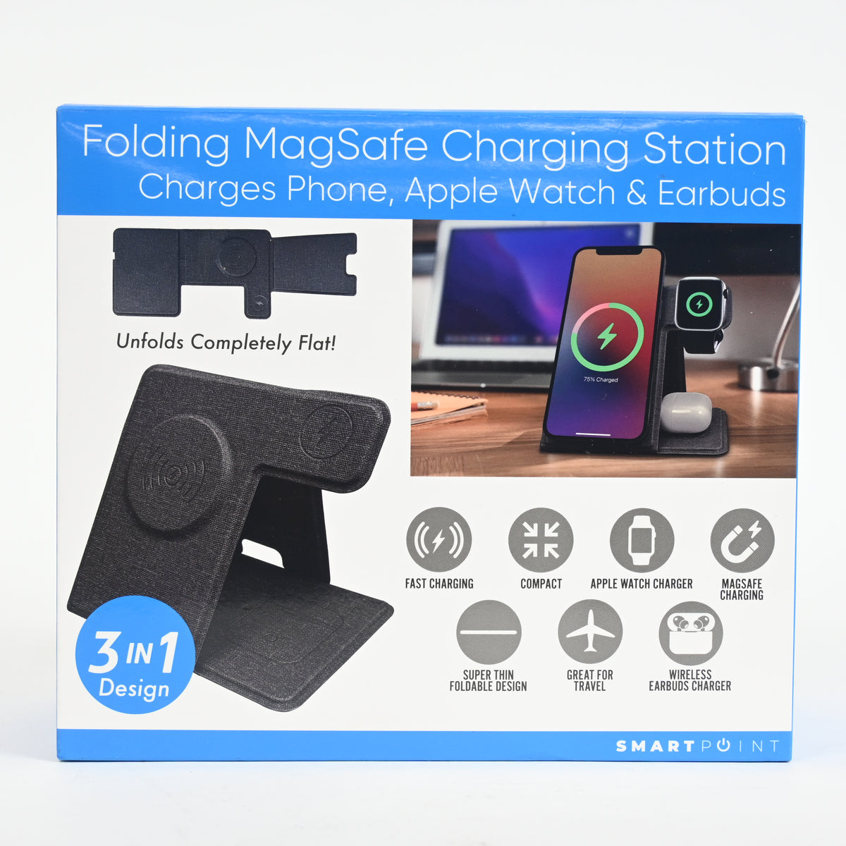 SmartPoint Folding Magsafe Wireless Charging Station