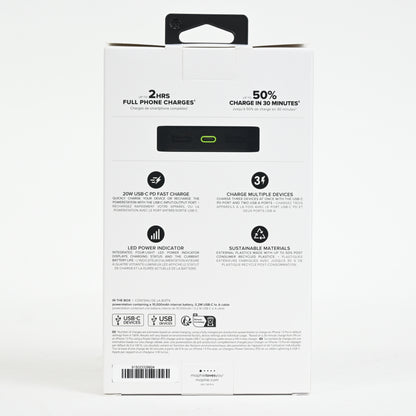 mophie Portable Powerstation w/ USB-C PD Fast Charge Port - 10,000 mAh