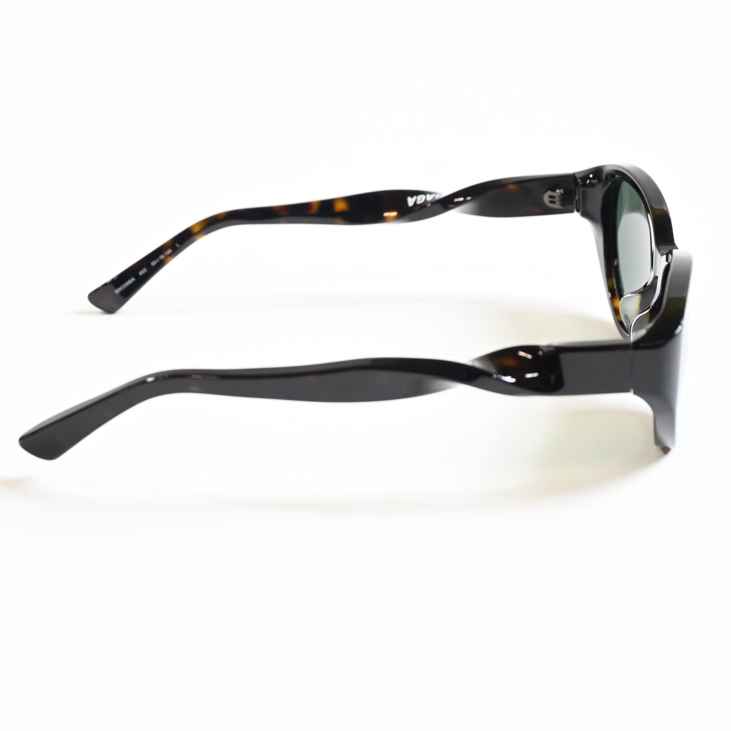 Balenciaga BB0209SA 002 Womens Authentic Sunglasses Havana/Green, 55mm - New