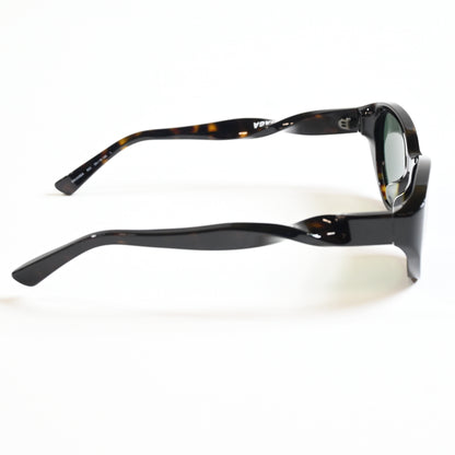 Balenciaga BB0209SA 002 Womens Authentic Sunglasses Havana/Green, 55mm - New