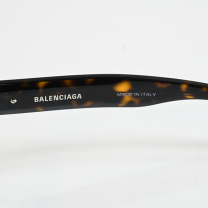 Balenciaga BB0240O 002 Unisex Authentic Eyeglasses Havana, 52mm - New