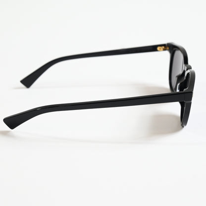 Bottega BV1253S 001 Mens Authentic Sunglasses Black/Gray, 50mm - New