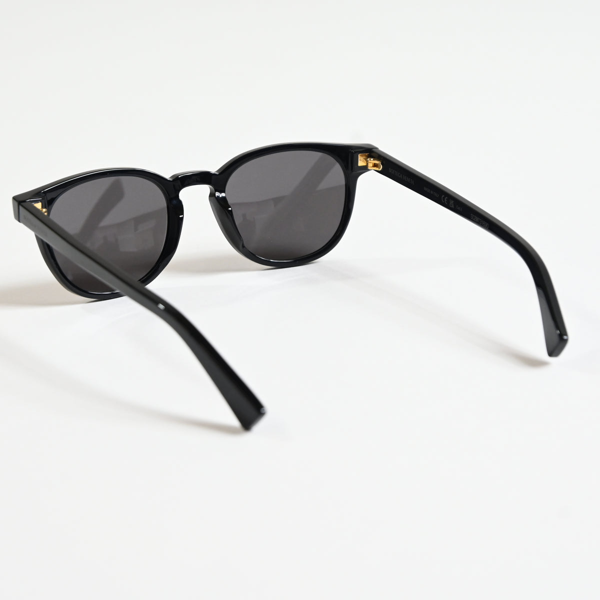 Bottega BV1253S 001 Mens Authentic Sunglasses Black/Gray, 50mm - New