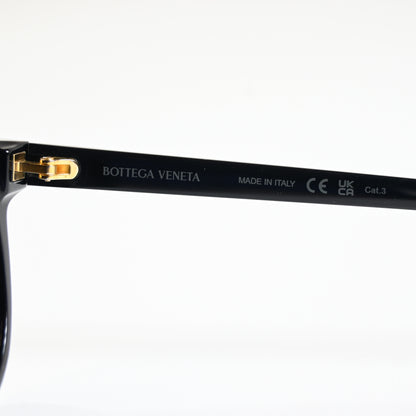 Bottega BV1253S 001 Mens Authentic Sunglasses Black/Gray, 50mm - New