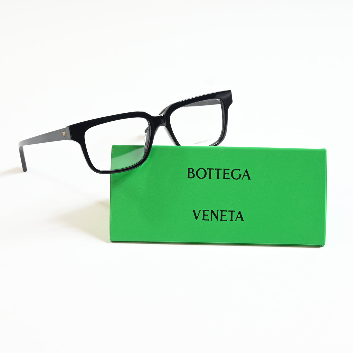 Bottega BV1256O 001 Mens Authentic Eyeglasses Black, 54mm - New