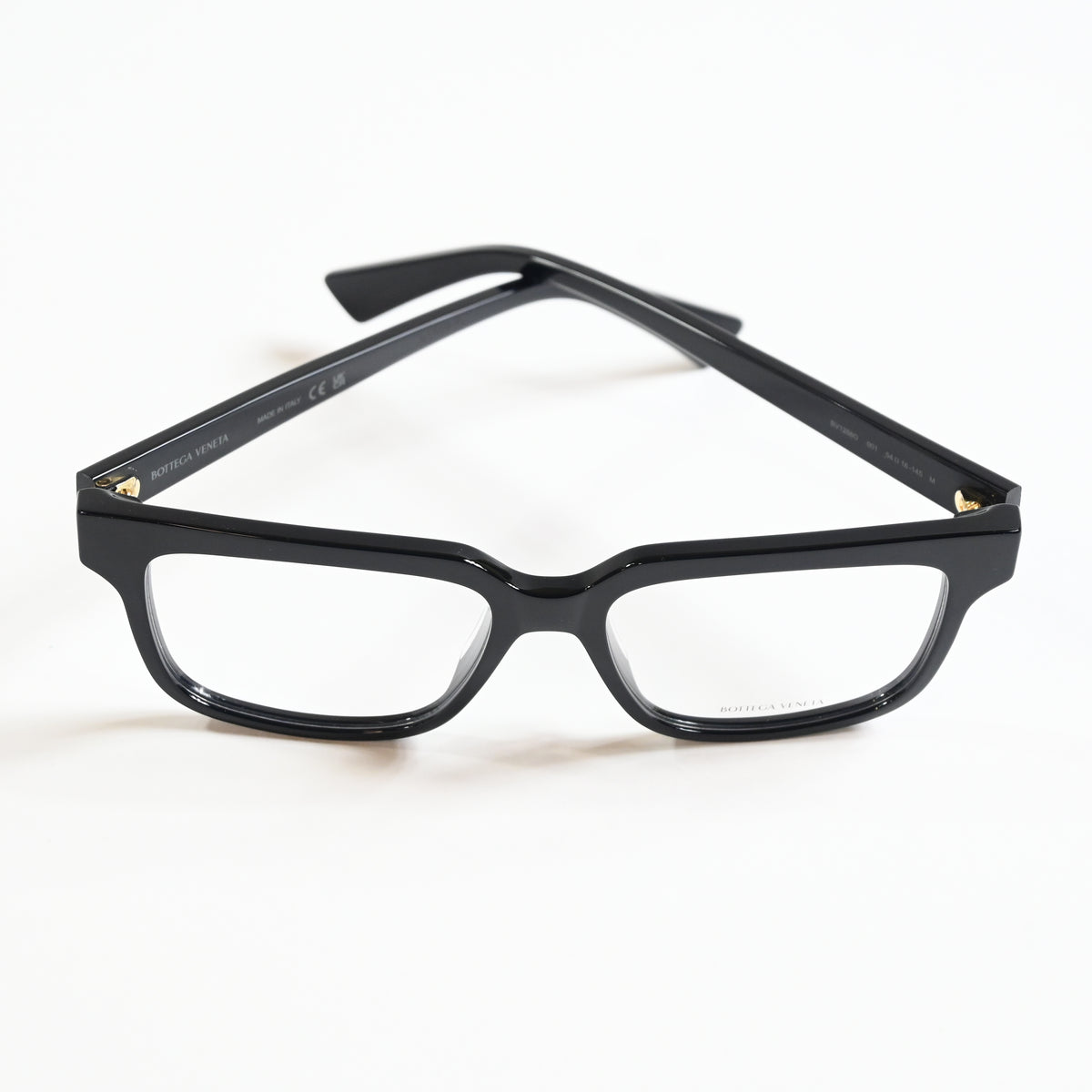 Bottega BV1256O 001 Mens Authentic Eyeglasses Black, 54mm - New