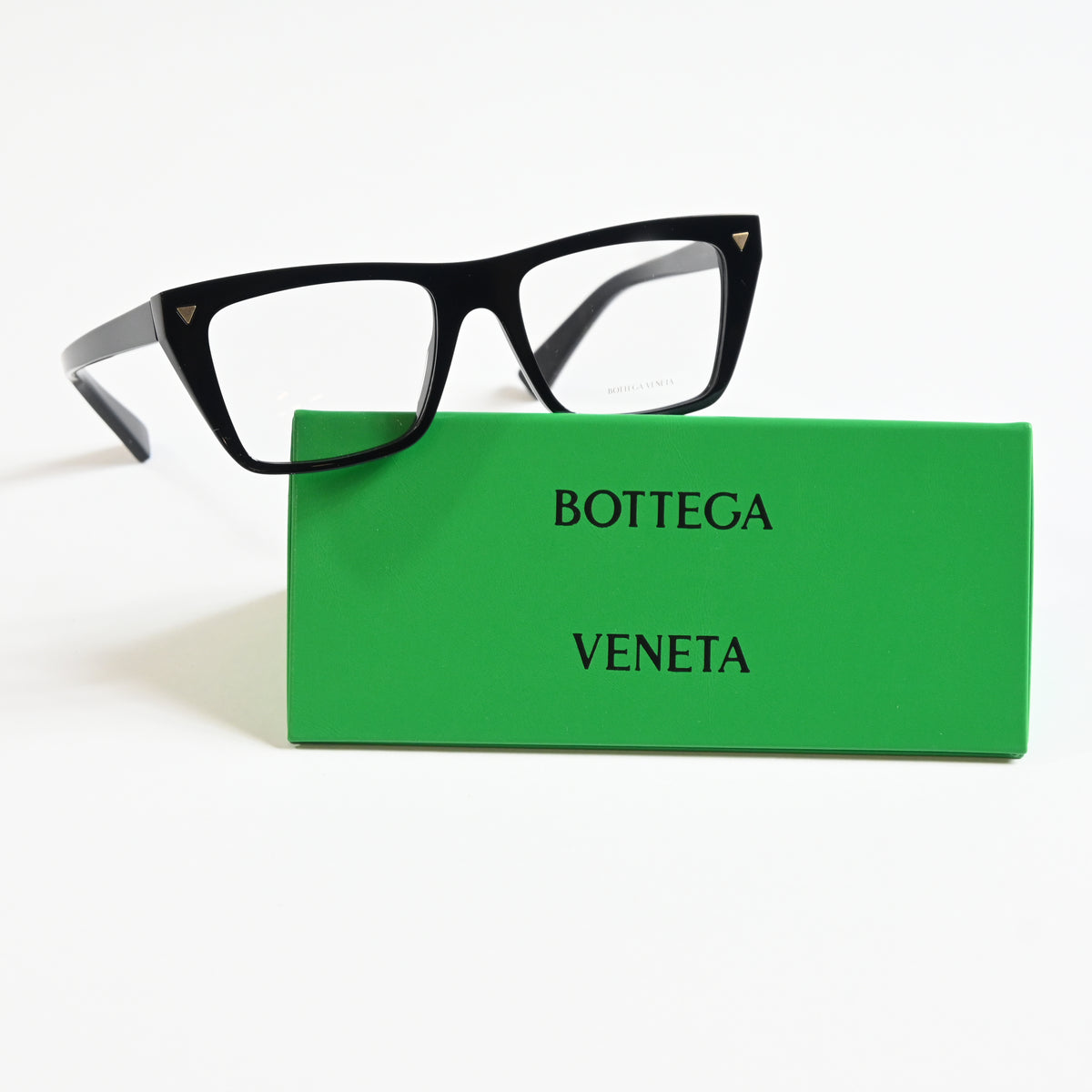 Bottega BV1258O 001 Unisex Authentic Eyeglasses Black, 53mm - New