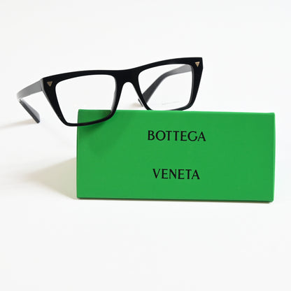 Bottega BV1258O 001 Unisex Authentic Eyeglasses Black, 53mm - New