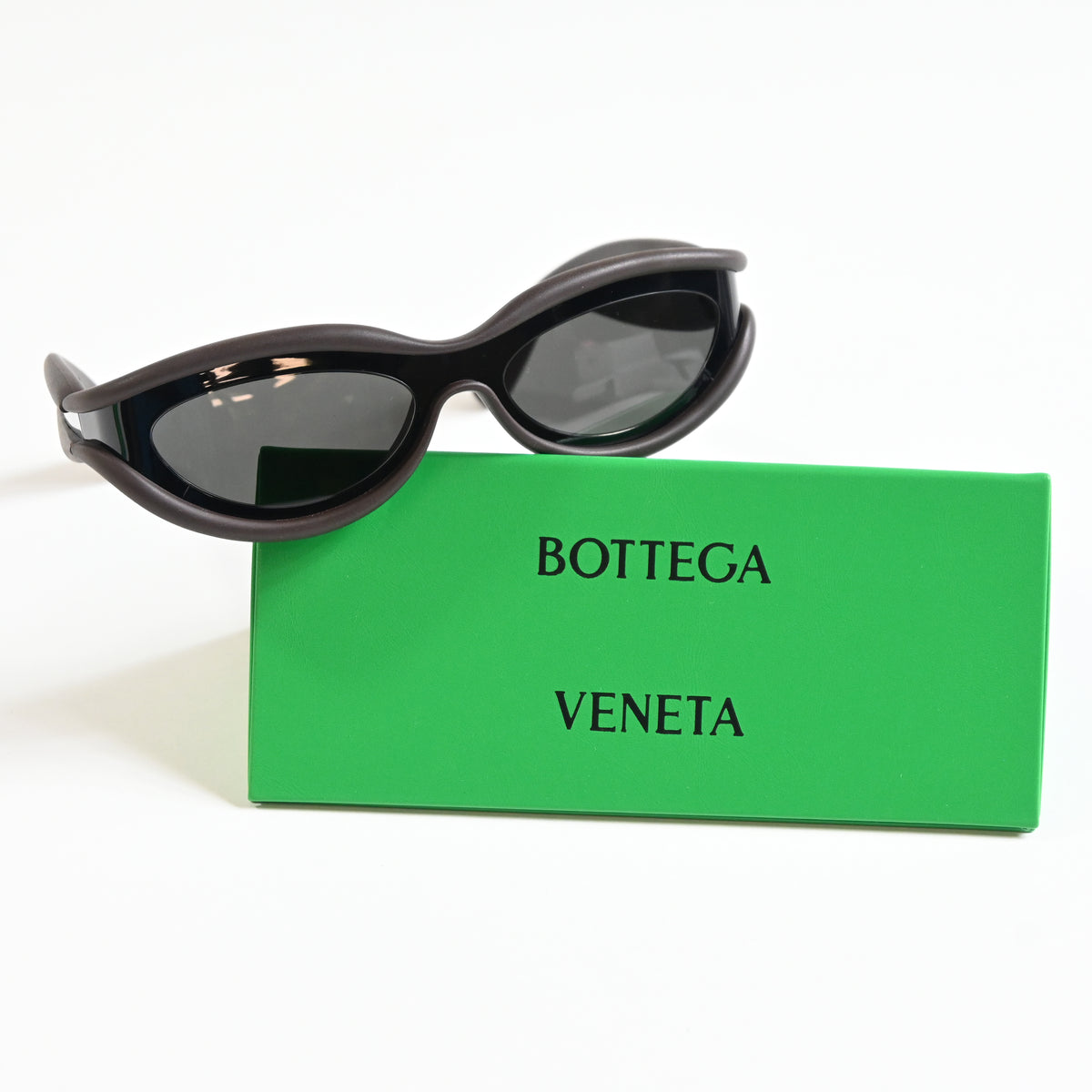 Bottega BV1211S 002 Unisex Authentic Sunglasses Black, 56mm - New