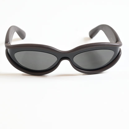 Bottega BV1211S 002 Unisex Authentic Sunglasses Black, 56mm - New