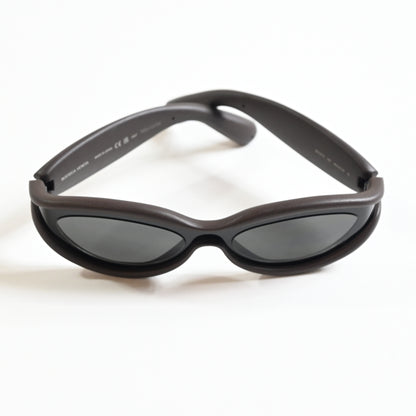 Bottega BV1211S 002 Unisex Authentic Sunglasses Black, 56mm - New