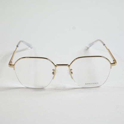 Bottega BV1111OA 002 Mens Authentic Eyeglasses Clear Gold/Silver, 52mm - New