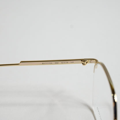 Bottega BV1111OA 002 Mens Authentic Eyeglasses Clear Gold/Silver, 52mm - New