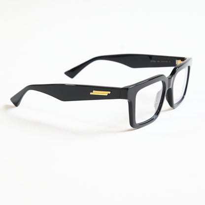 Bottega BV1216O 001 Mens Authentic Eyeglasses Black/Gold, 51mm - New