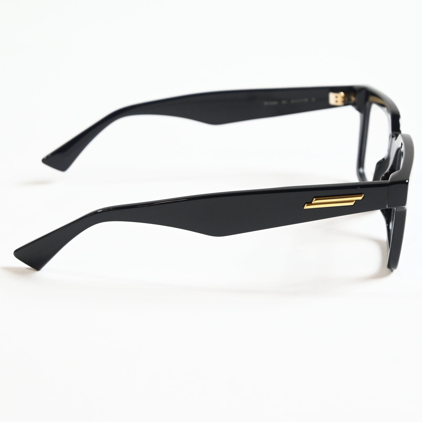 Bottega BV1216O 001 Mens Authentic Eyeglasses Black/Gold, 51mm - New