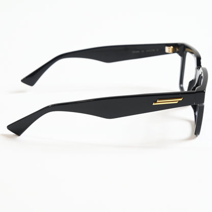 Bottega BV1216O 001 Mens Authentic Eyeglasses Black/Gold, 51mm - New