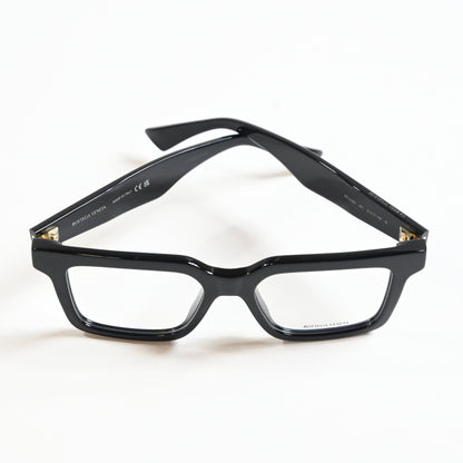 Bottega BV1216O 001 Mens Authentic Eyeglasses Black/Gold, 51mm - New