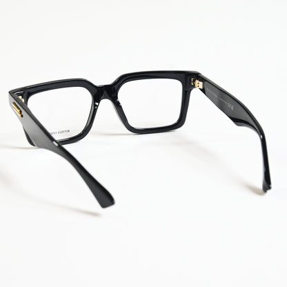 Bottega BV1216O 001 Mens Authentic Eyeglasses Black/Gold, 51mm - New