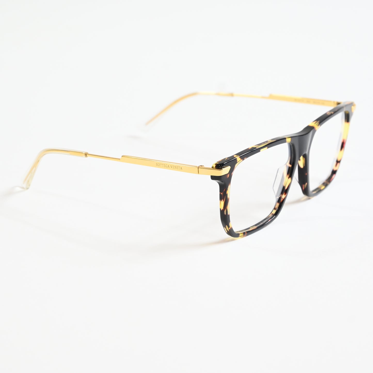 Bottega BV1071O 002 Mens Authentic Eyeglasses Havana/Gold, 56mm - New