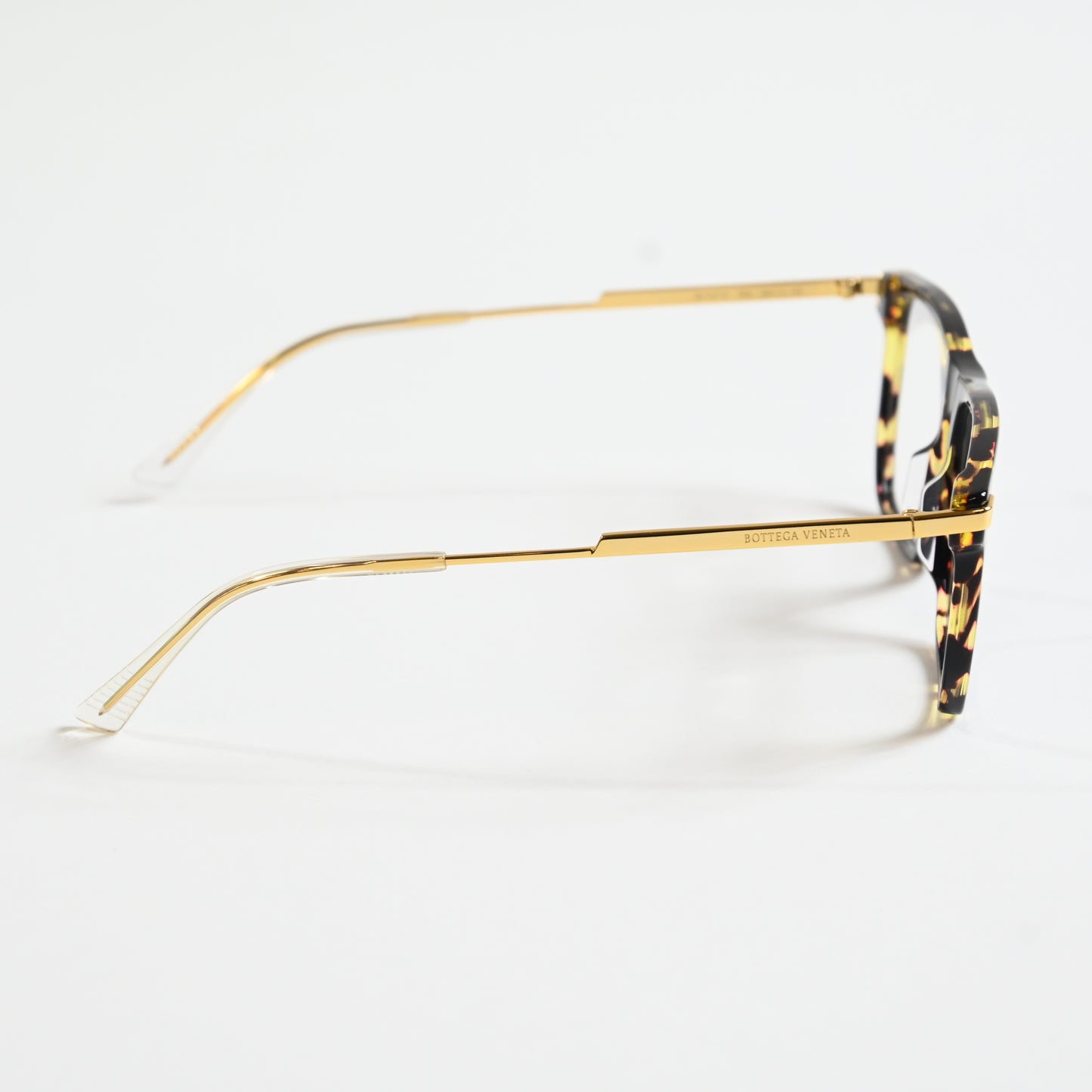 Bottega BV1071O 002 Mens Authentic Eyeglasses Havana/Gold, 56mm - New