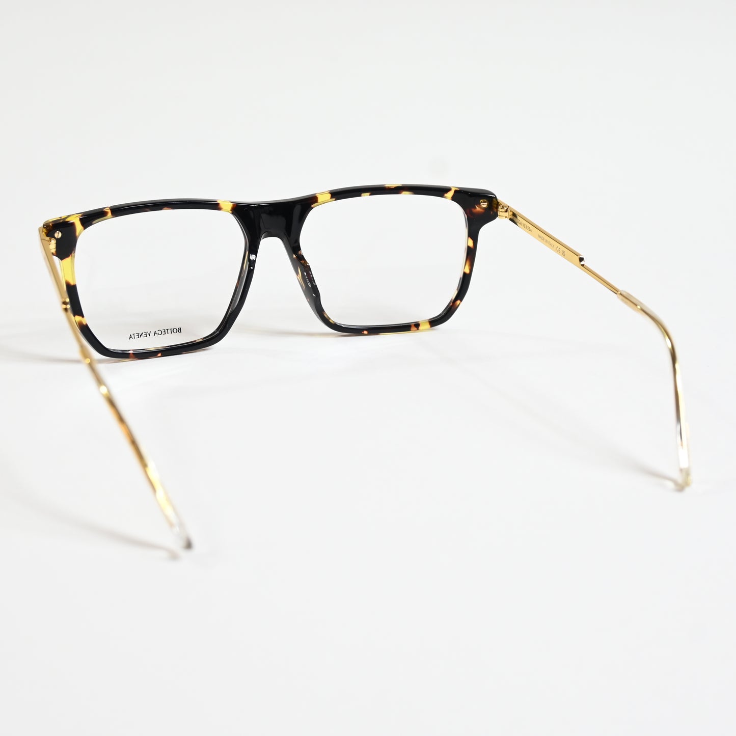 Bottega BV1071O 002 Mens Authentic Eyeglasses Havana/Gold, 56mm - New