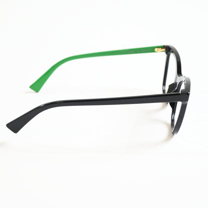 Bottega BV1226O 010 Unisex Authentic Eyeglasses Lime/Black, 54mm - New