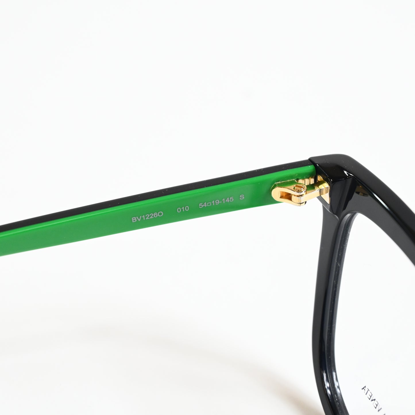 Bottega BV1226O 010 Unisex Authentic Eyeglasses Lime/Black, 54mm - New