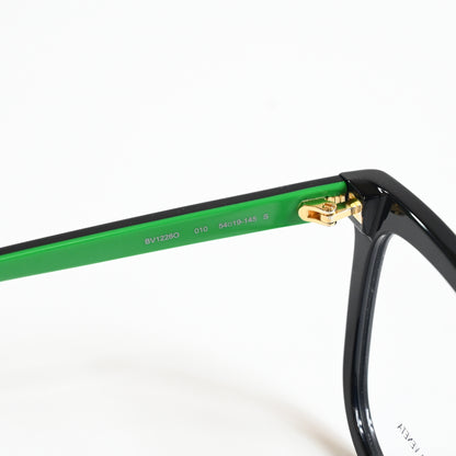 Bottega BV1226O 010 Unisex Authentic Eyeglasses Lime/Black, 54mm - New
