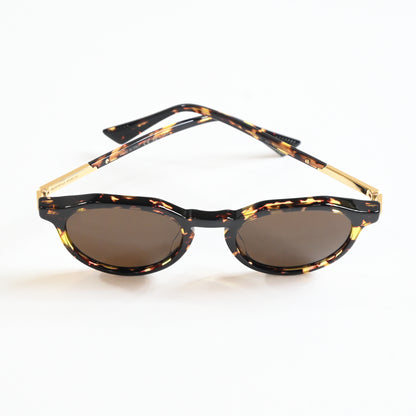 Bottega BV1260S 002 Mens Authentic Sunglasses Havana/Gold, 49mm - New