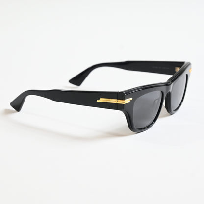 Bottega BV1122S 001 Womens Authentic Sunglasses Black/Gray, 51mm - New