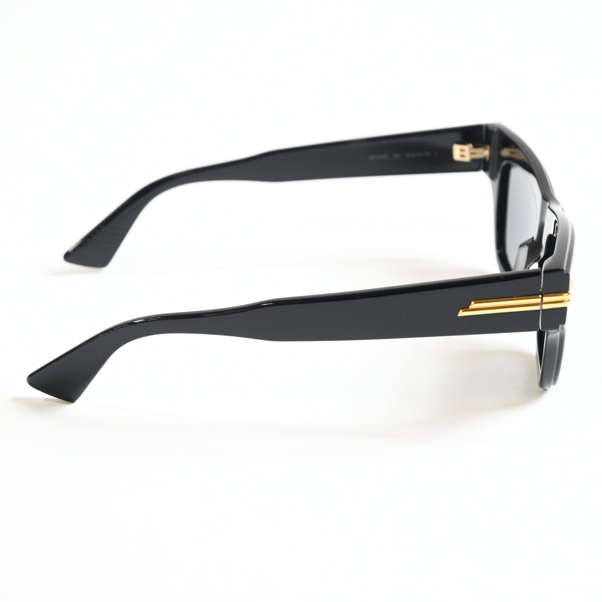 Bottega BV1122S 001 Womens Authentic Sunglasses Black/Gray, 51mm - New