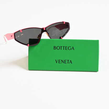 Bottega BV1165S 003 Womens Authentic Sunglasses Pink/Black, 99mm - New
