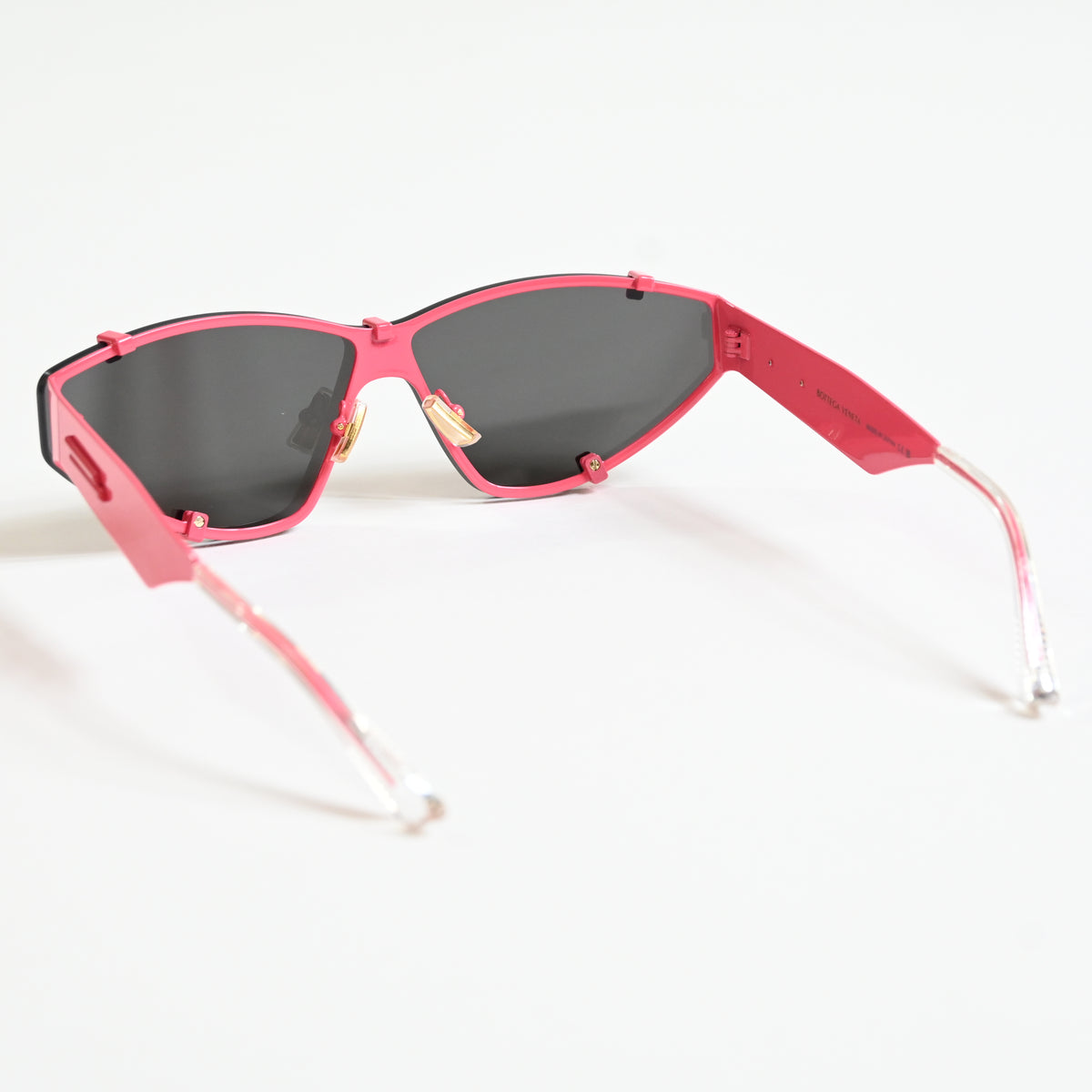 Bottega BV1165S 003 Womens Authentic Sunglasses Pink/Black, 99mm - New