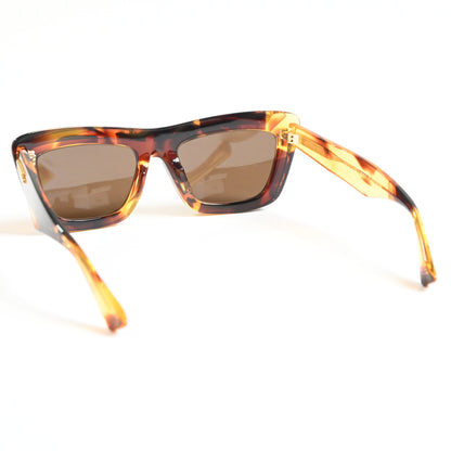 Bottega BV1283S 002 Womens Authentic Sunglasses Tortoise Brown/Gold, 53mm - New