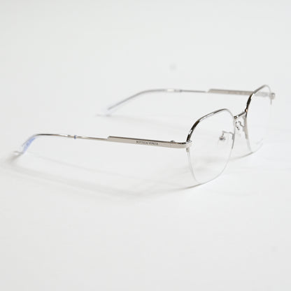 Bottega BV1111OA 003 Mens Authentic Eyeglasses Clear Silver, 52mm - New