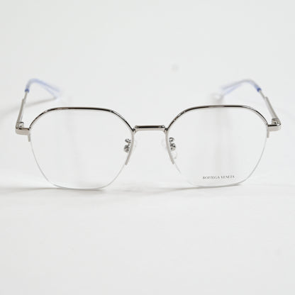 Bottega BV1111OA 003 Mens Authentic Eyeglasses Clear Silver, 52mm - New