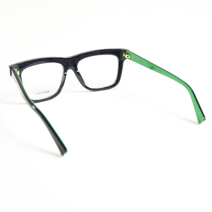 Bottega BV1227O 005 Unisex Authentic Eyeglasses Lime/Black, 54mm - New