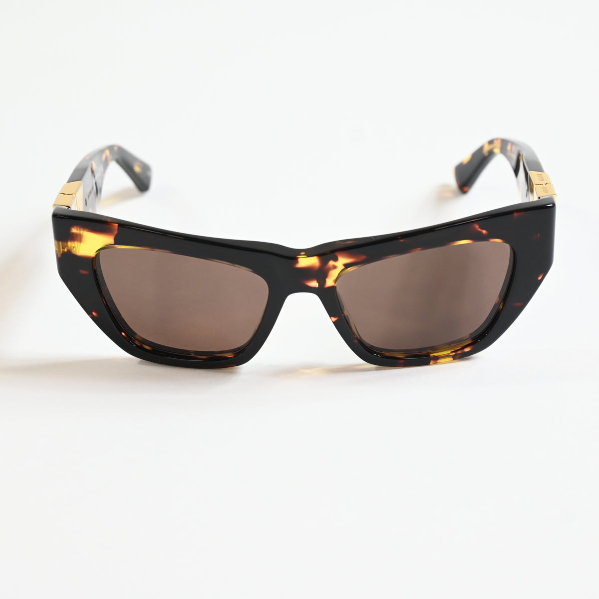Bottega BV1177S 002 Womens Authentic Sunglasses Dark Tortoise/Gold, 52mm - New