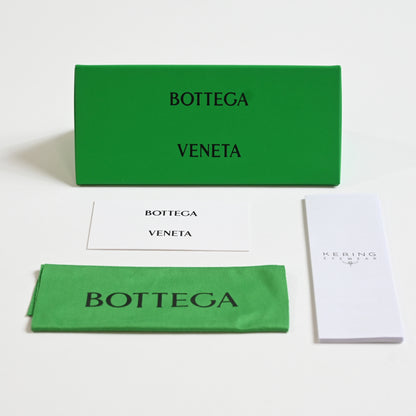 Bottega BV1177S 002 Womens Authentic Sunglasses Dark Tortoise/Gold, 52mm - New