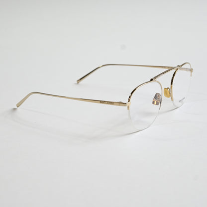 Yves Saint Laurent SL576O 002 Unisex Authentic Eyeglasses Gold, 51mm - New