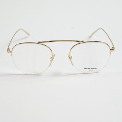 Yves Saint Laurent SL576O 002 Unisex Authentic Eyeglasses Gold, 51mm - New