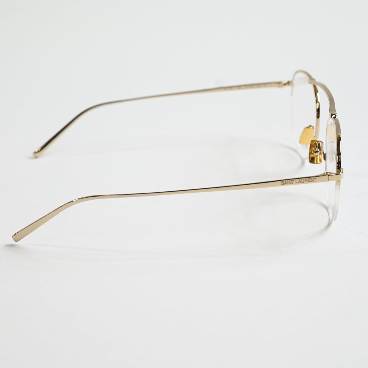 Yves Saint Laurent SL576O 002 Unisex Authentic Eyeglasses Gold, 51mm - New