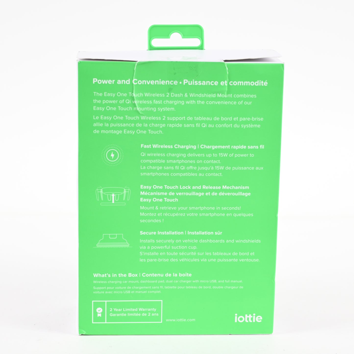 iOttie Wireless Car Charging Dashboard Mount - Open Box