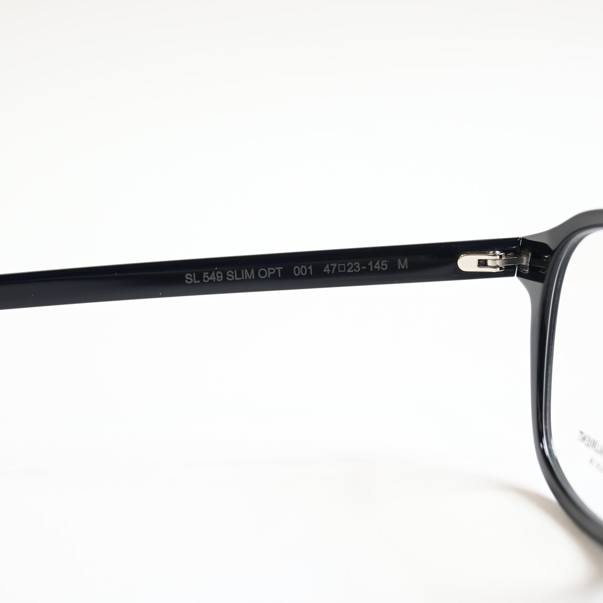 Yves Saint Laurent SL-549O-SLIM 001 Mens Authentic Eyeglasses Black, 47mm - New