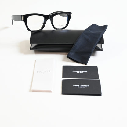 Yves Saint Laurent SL-698O 002 Unisex Authentic Eyeglasses Black, 50mm - New