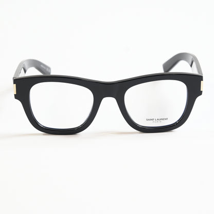 Yves Saint Laurent SL-698O 002 Unisex Authentic Eyeglasses Black, 50mm - New