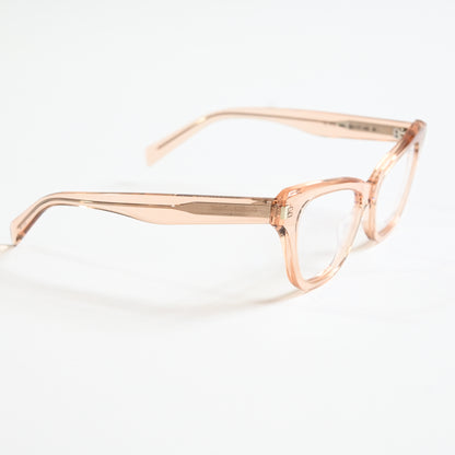 Yves Saint Laurent SL-472O 004 Womens Authentic Eyeglasses Clear Peach, 52 - New