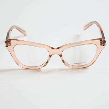 Yves Saint Laurent SL-472O 004 Womens Authentic Eyeglasses Clear Peach, 52 - New