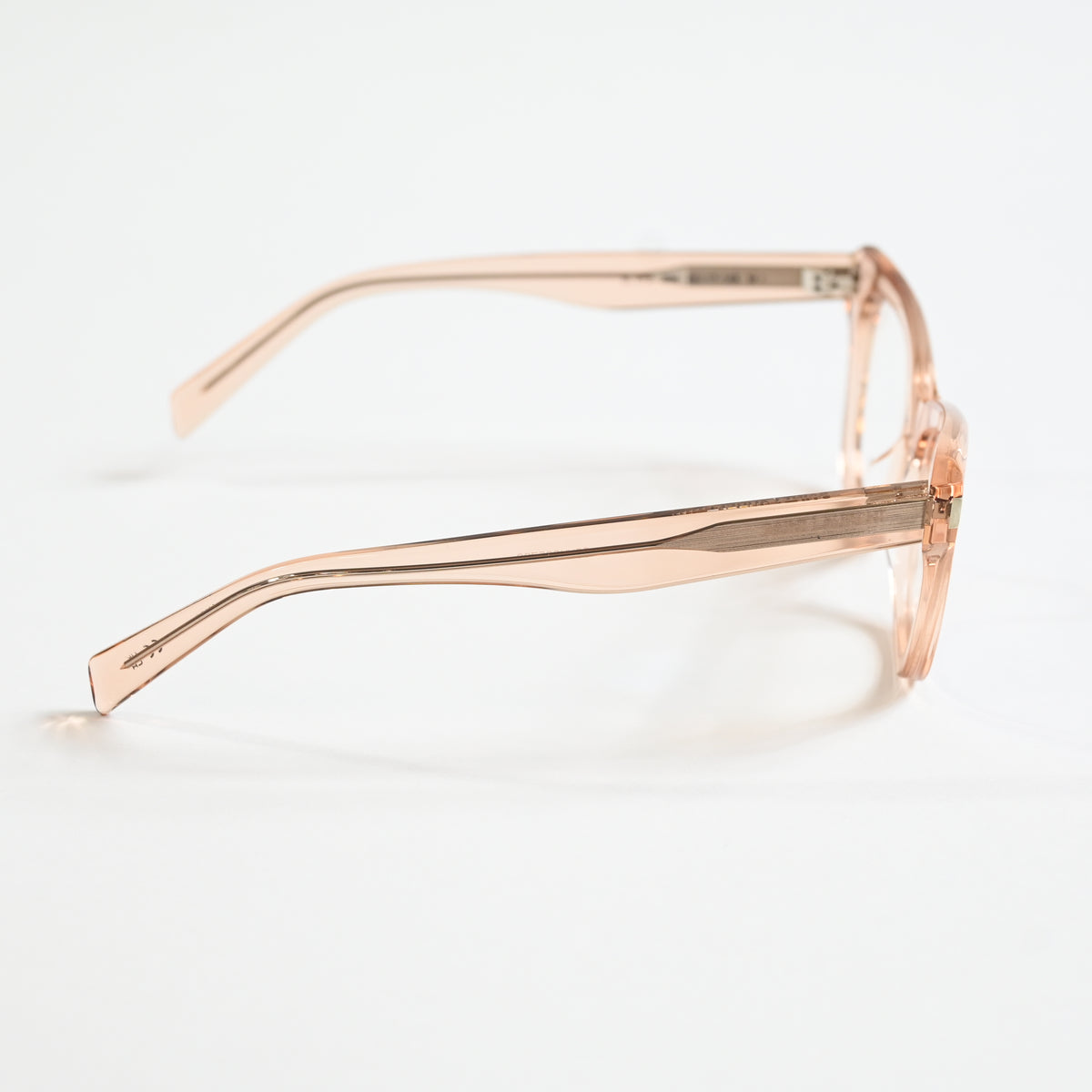 Yves Saint Laurent SL-472O 004 Womens Authentic Eyeglasses Clear Peach, 52 - New