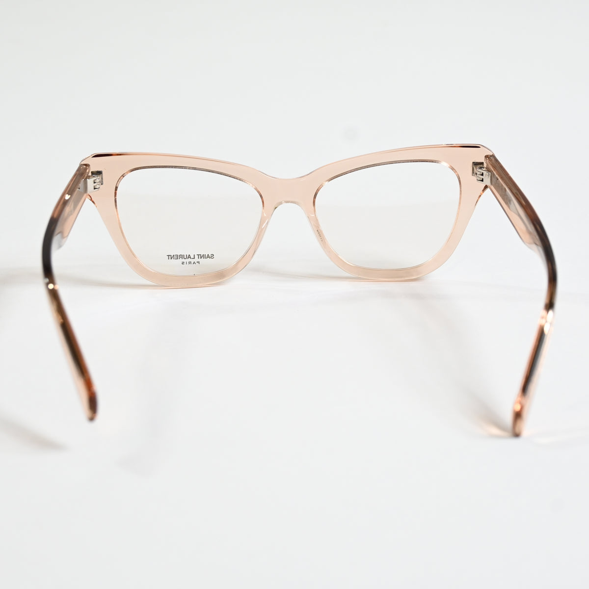 Yves Saint Laurent SL-472O 004 Womens Authentic Eyeglasses Clear Peach, 52 - New